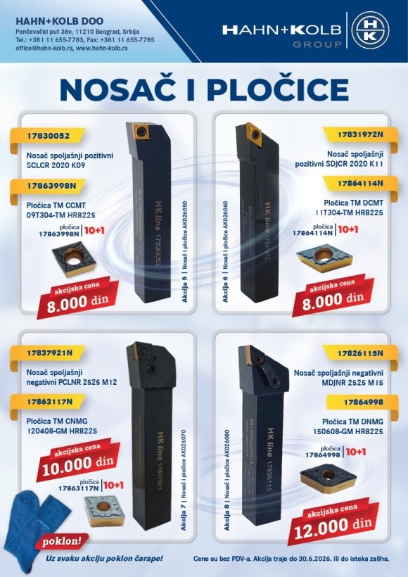 Akcija 5-8 Nosač i pločice