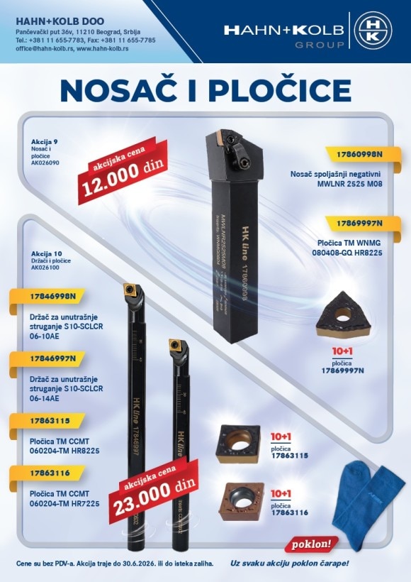Akcija 9-10 Nosač i pločice
